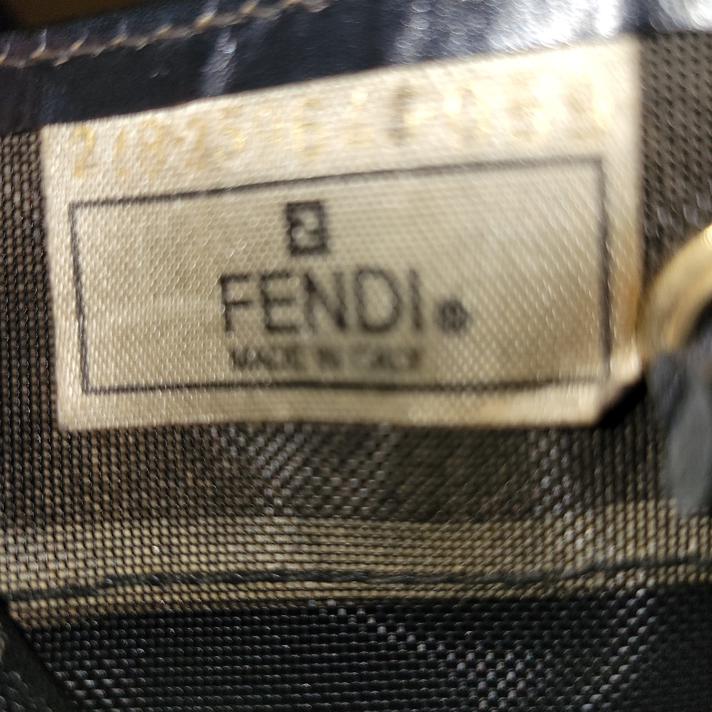 FENDI Black mesh small tote - Picture 4 of 6